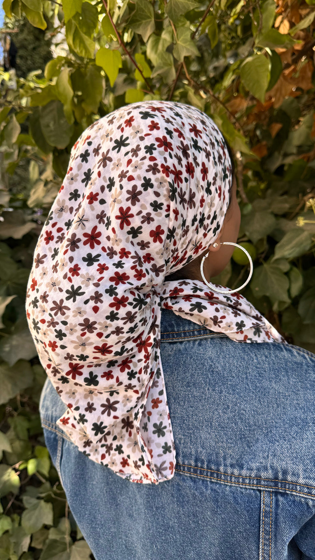 מרובעת קרפ פרח- אדום