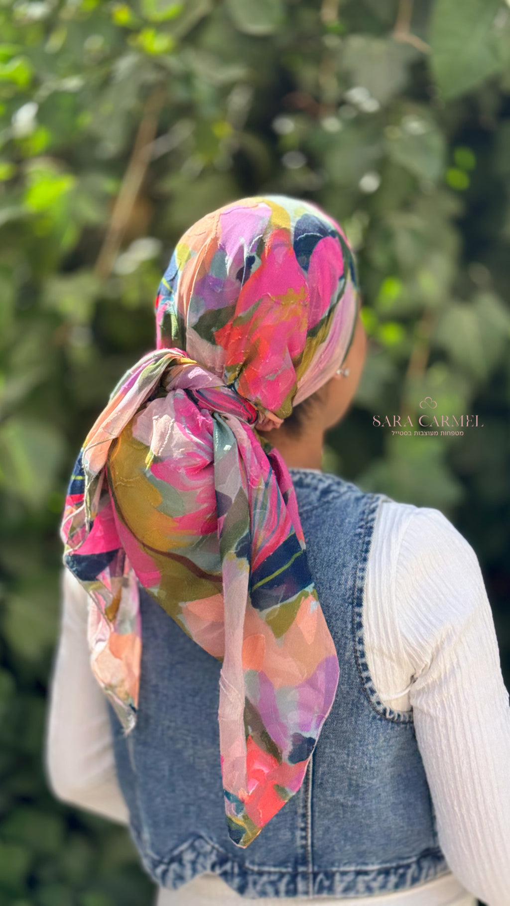 מטפחת פלורה מרובעת