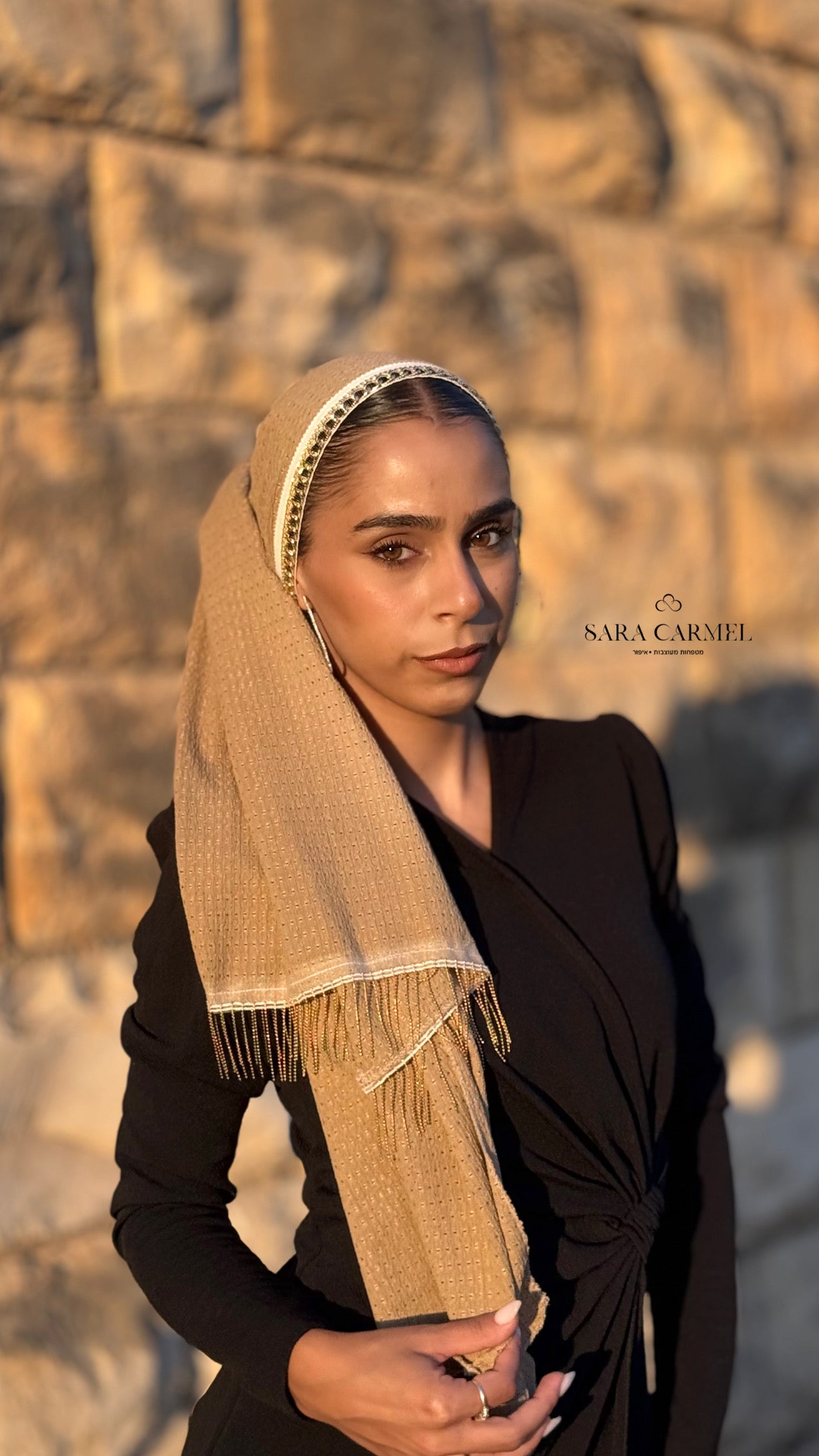 מטפחת רוז- בז׳