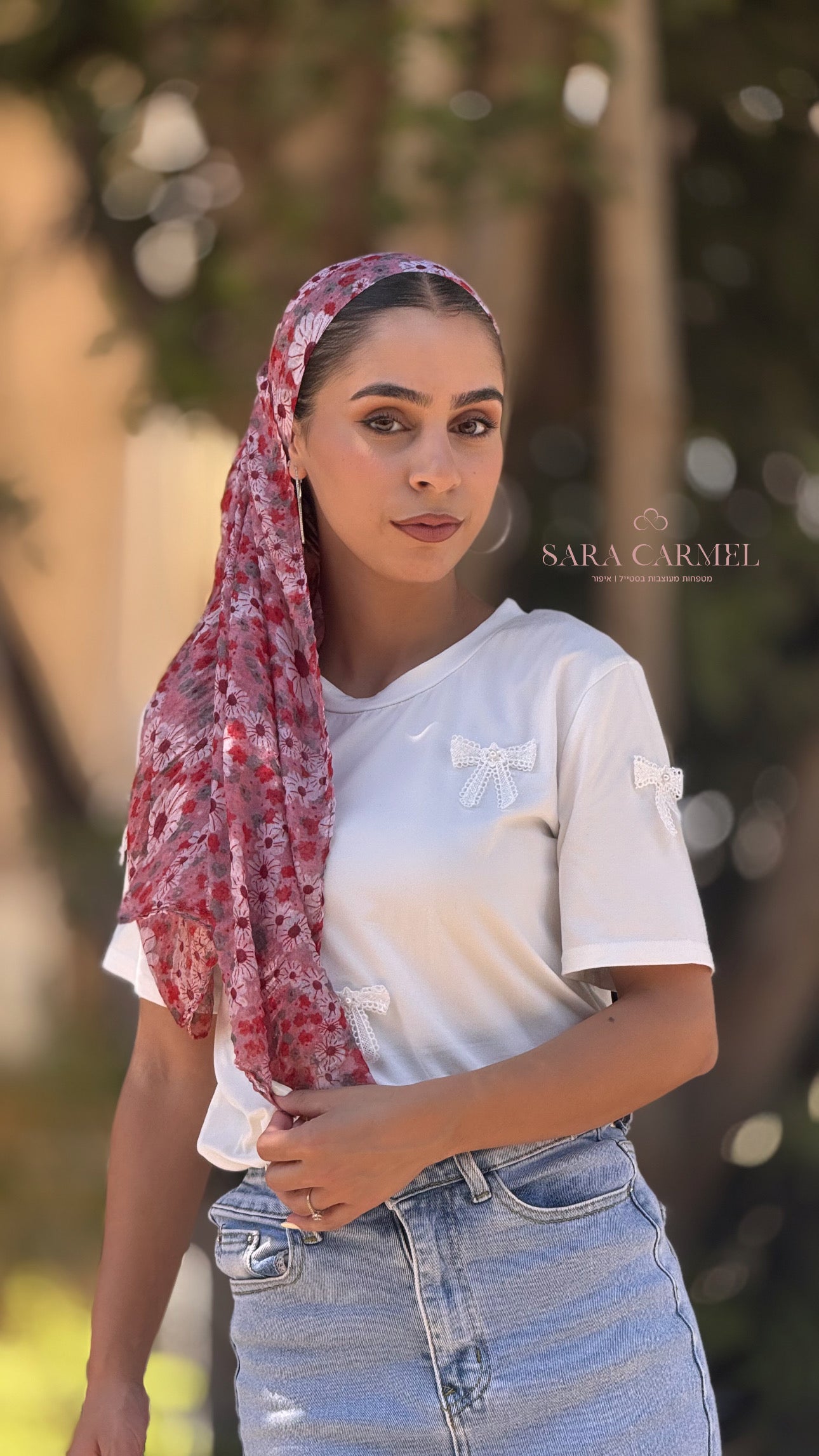 מטפחת רותם- וורוד